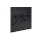 Tommy Jeans Essential Logo Γυναικεία Τσάντα Ώμου Μαύρη
