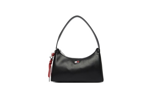 Tommy Jeans Logo Charm Τσάντα Ώμου 1.6L (AW0AW18458 BDS)