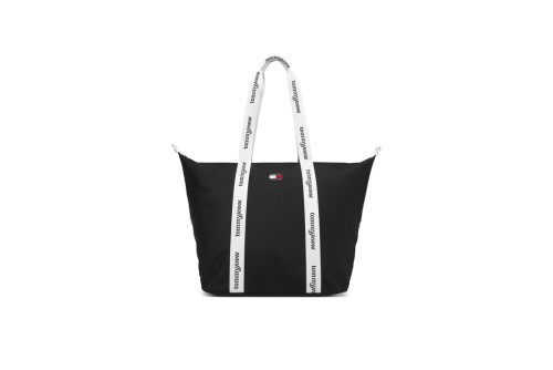 Tommy Jeans Essential Repeat Logo Τσάντα Tote 38L (AW0AW18461 BDS)