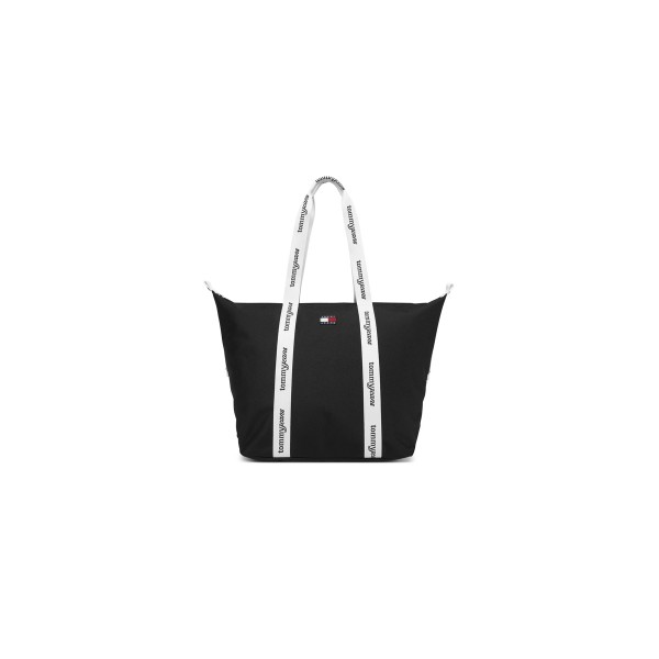 Tommy Jeans Essential Repeat Logo Τσάντα Tote 38L (AW0AW18461 BDS)