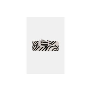 Tommy Jeans Zebra Print Abstract Buckle Ζώνη Casual (AW0AW18873 ACG)