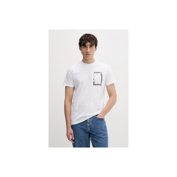 Karl Lagerfeld Frame Logo T-Shirt Ανδρικό (B2M17046 100)