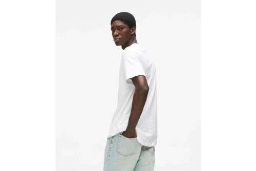 Karl Lagerfeld Curved Hem T-Shirt Ανδρικό (B2M17048 100)