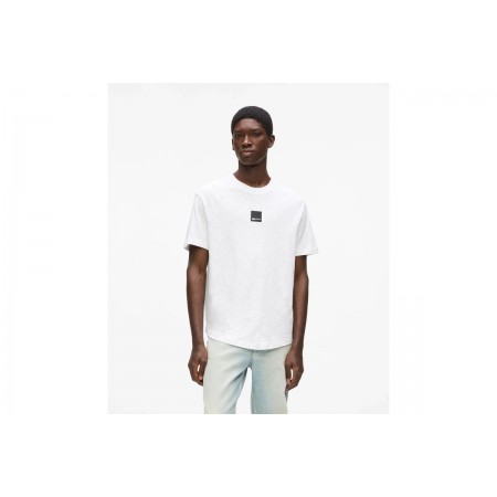 Karl Lagerfeld Curved Hem T-Shirt Ανδρικό 
