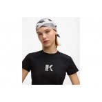 Karl Lagerfeld Slim K Logo T-Shirt Γυναικείο (B2W17064 999)