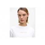 Karl Lagerfeld Regular Fit Frame Logo T-Shirt Γυναικείο (B2W17069 100)