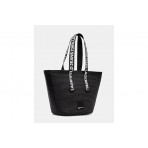 Karl Lagerfeld Logo Woven Raffia Τσάντα Tote (B2W30113 999)