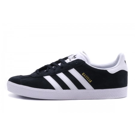 Adidas Originals Gazelle Παιδικά Sneakers Μαύρα, Λευκά