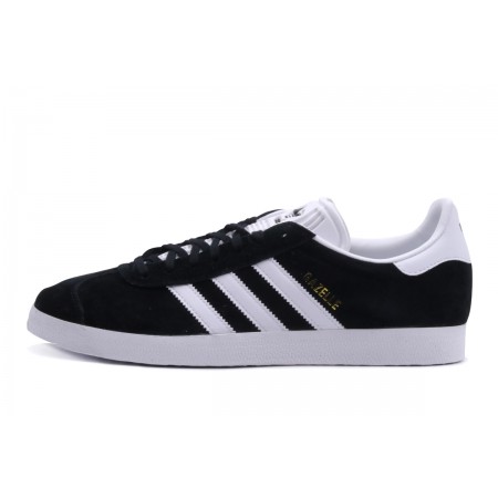 Adidas Originals Gazelle Unisex Sneakers Μαύρα, Λευκά