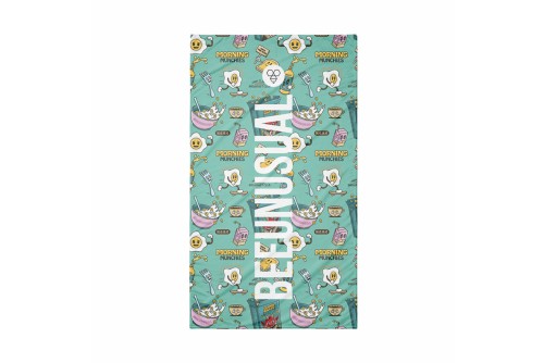 Bee Unusual Breakfast Club 100X180Cm Πετσέτα Θαλάσσης (BC-261204)