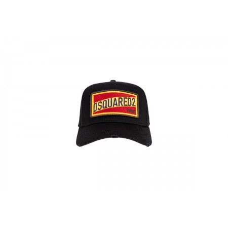 Dsquared2 Logo Patch Καπέλο Strapback Μαύρο, Διάφορα Xρώματα