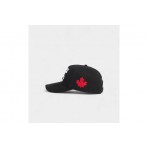 Dsquared2 Wild2 Unisex Baseball Καπέλο Strapback Μαύρο