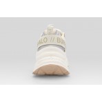 Buffalo Yuno One Sneakers Εκρού, Χρυσά, Ασημί