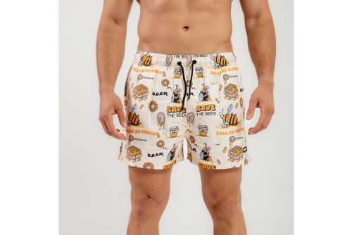 Bee Unusual Bdsm Μαγιό Σορτς Ανδρικό (BS-251249)