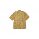 Huf Flynn S-S Resort Πουκάμισο Κοντομάνικο Ανδρικό (BU00233 MUSTARD)