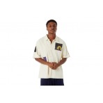 Huf Stax Patches Button Up Πουκάμισο Κοντομάνικο Ανδρικό (BU00235 NATURAL)