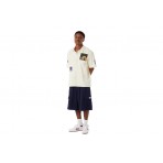 Huf Stax Patches Button Up Πουκάμισο Κοντομάνικο Ανδρικό (BU00235 NATURAL)