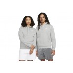 Nike Sportswear Club Fleece Ανδρικό Φούτερ Με Κουκούλα Γκρι