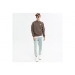 Nike Sportswear Club Fleece Ανδρική Μακρυμάνικη Μπλούζα Καφέ