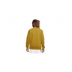 Nike Sportswear Club Fleece Ανδρική Μακρυμάνικη Μπλούζα Μουσταρδί
