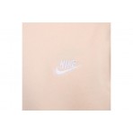 Nike Sportswear Club Fleece Ανδρική Μακρυμάνικη Μπλούζα Ροζ