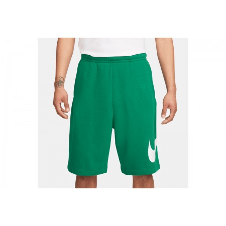 Nike Sportswear Club Ανδρική Αθλητική Βερμούδα Πράσινη