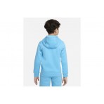 Nike Sportswear Club Παιδικό Φούτερ με Κουκούλα Γαλάζιο
