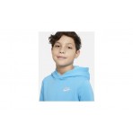 Nike Sportswear Club Παιδικό Φούτερ με Κουκούλα Γαλάζιο