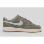Nike Court Vision Low Ανδρικά Sneakers Χακί, Λευκά