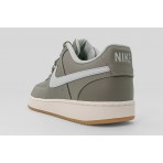 Nike Court Vision Low Ανδρικά Sneakers Χακί, Λευκά