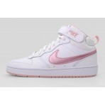 Nike Court Borough Mid 2 Sneakers Λευκά, Ροζ