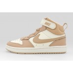 Nike Court Borough Mid 2 Παιδικά Sneakers Μπεζ, Λευκά