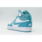 Nike Court Borough Mid 2 Βρεφικά Sneakers Λευκά, Βεραμάν