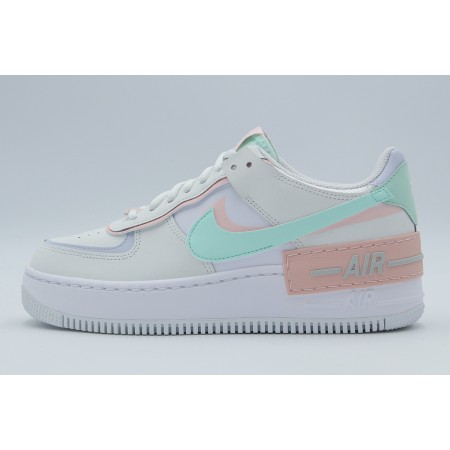 Nike Air Force 1 Shadow Sneakers Λευκά, Μέντα, Ροζ, Εκρού