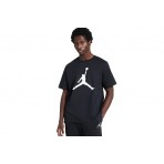 Jordan Jumpman Ανδρικό Κοντομάνικο T-Shirt Μαύρο