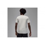 Jordan Jumpman Ανδρικό Κοντομάνικο T-Shirt Γκρι Ανοιχτό