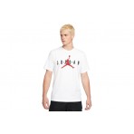 Jordan Air Wordmark Ανδρικό Κοντομάνικο T-Shirt Λευκό