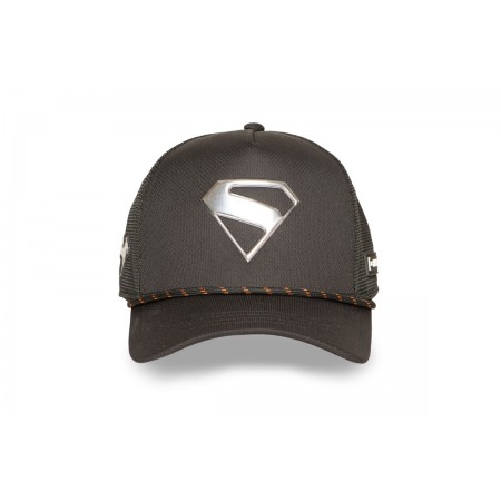 Capslab DC Comics Superman Trucker Καπέλο Snapback Μαύρο, Ασημί, Πορτοκαλί