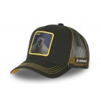 Capslab Batman Cap Καπέλο Snapback Μαύρο, Κίτρινο