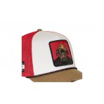 Capslab Trucker Καπέλο Snapback Κόκκινο, Λευκό, Καφέ