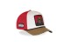 Capslab Trucker Καπέλο Snapback Κόκκινο, Λευκό, Καφέ