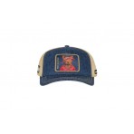 Capslab Trucker Καπέλο Snapback Μπλε Σκούρο, Μουσταρδί, Κόκκινο, Καφέ