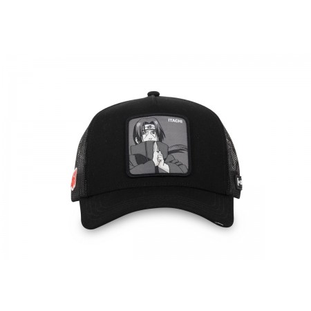 Capslab Naruto Shippuden Itachi Trucker Καπέλο Snapback Μαύρο, Γκρι