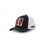 Capslab One Piece Luffy Trucker Καπέλο Snapback Μαύρο, Λευκό, Κόκκινο