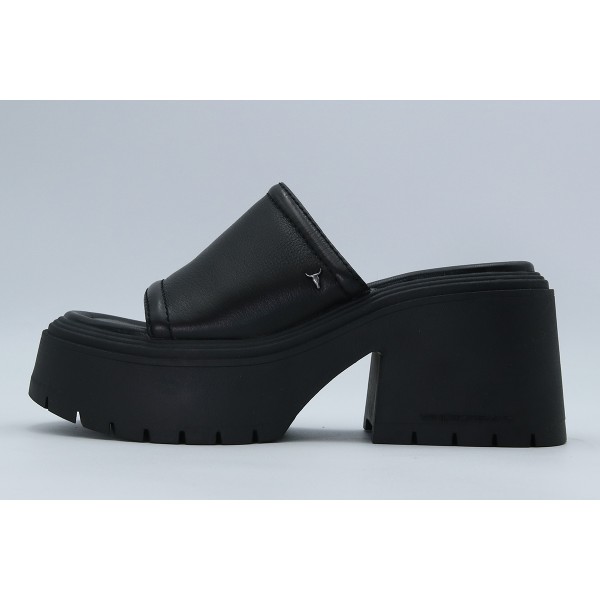 Windsor Smith Confession Chunky Sandals (CONFESSION BLK LEATHE)