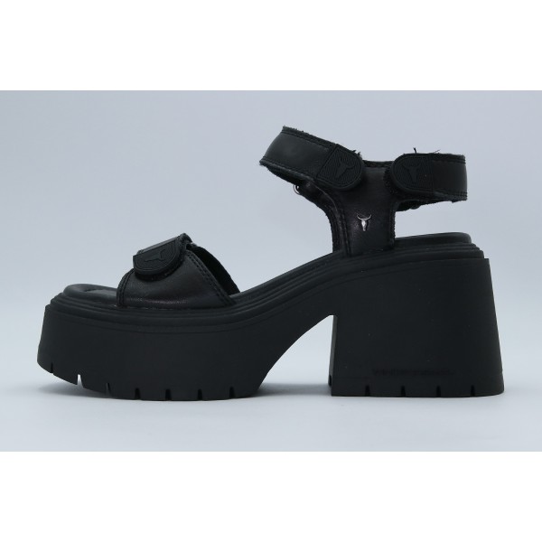 Windsor Smith Confetti Chunky Sandals (CONFETTI BLK LEATHE)