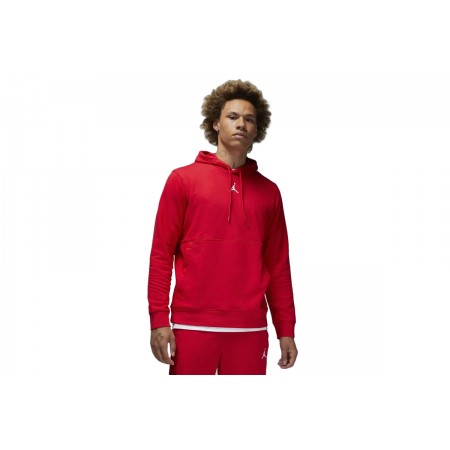 Jordan Dry Air Fleece Ανδρικό Φούτερ Με Κουκούλα Κόκκινη