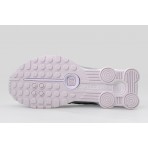 Nike Shox R4 Sneakers Λευκά, Ασημί