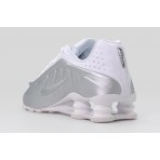 Nike Shox R4 Sneakers Λευκά, Ασημί