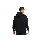Nike Dry Graphic Dri-FIT Ανδρικό Φούτερ με Κουκούλα Μαύρο
